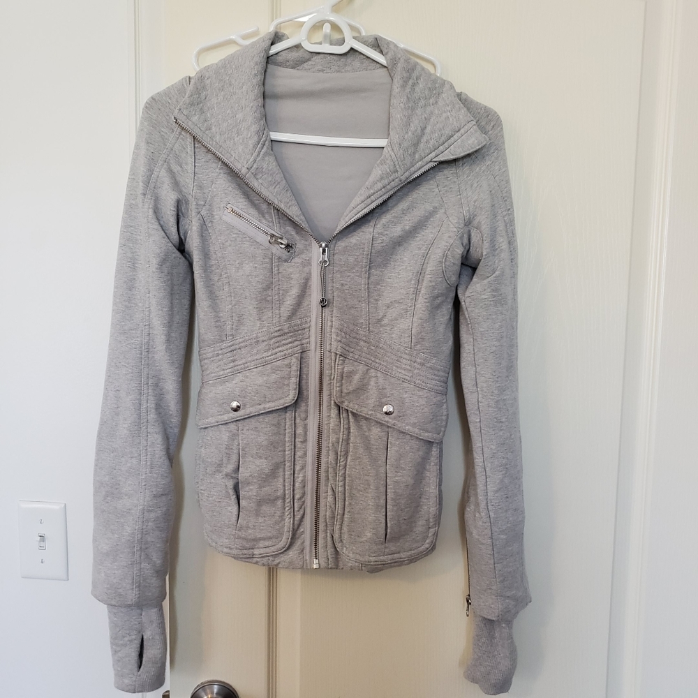 Lululemon quilted fleece jacket